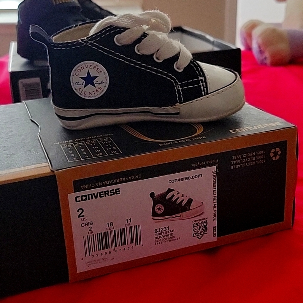 Converse crib shoes